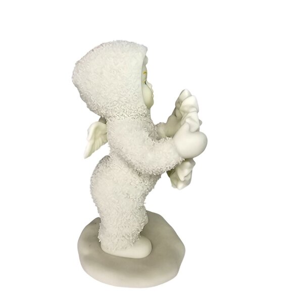 Department 56 Snowbabies Figurine Holding Star Wreath christmas collectible - Picture 6 of 10